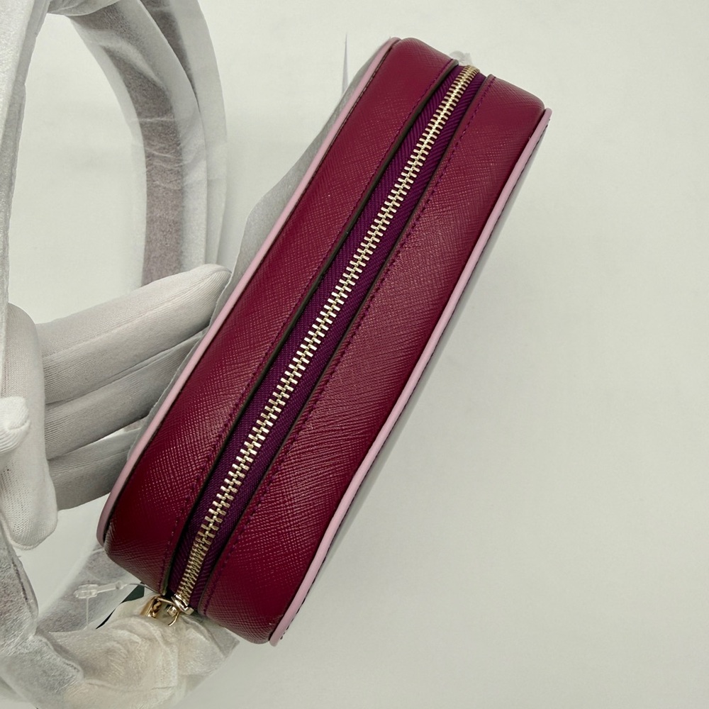 Kate Spade Oh Snap Mini Camera Bag Dark Raspberry - Picture 7 of 16